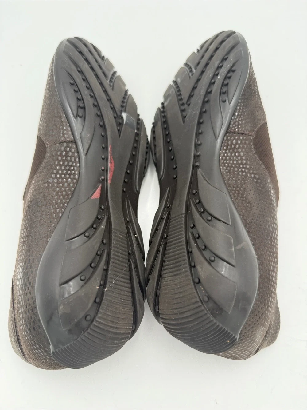 Vaneli women Slip-On Casual Loafers Dark Brown texture casual 7.5N office Y2K